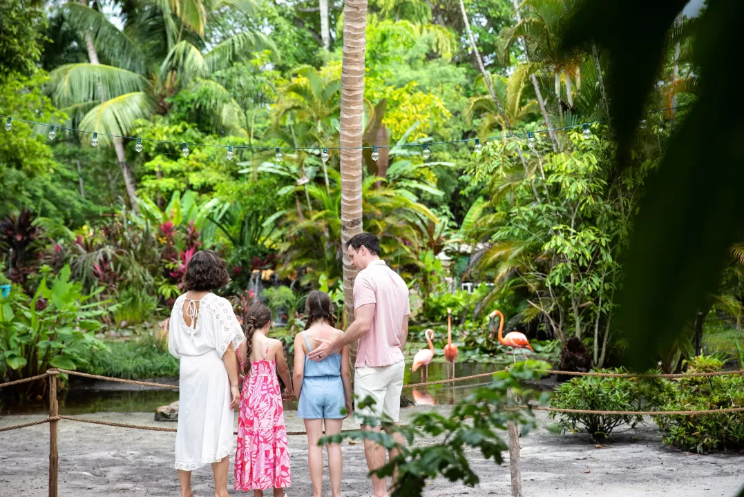 Family at Wonder Gardens