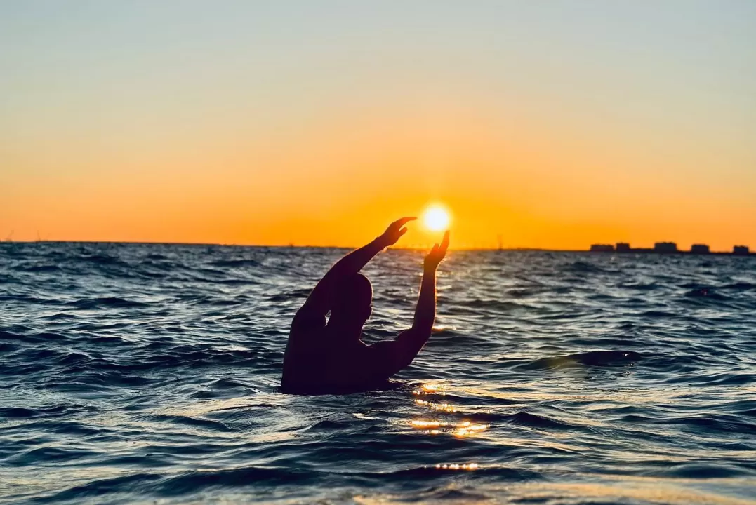 Beach Sunset Waves